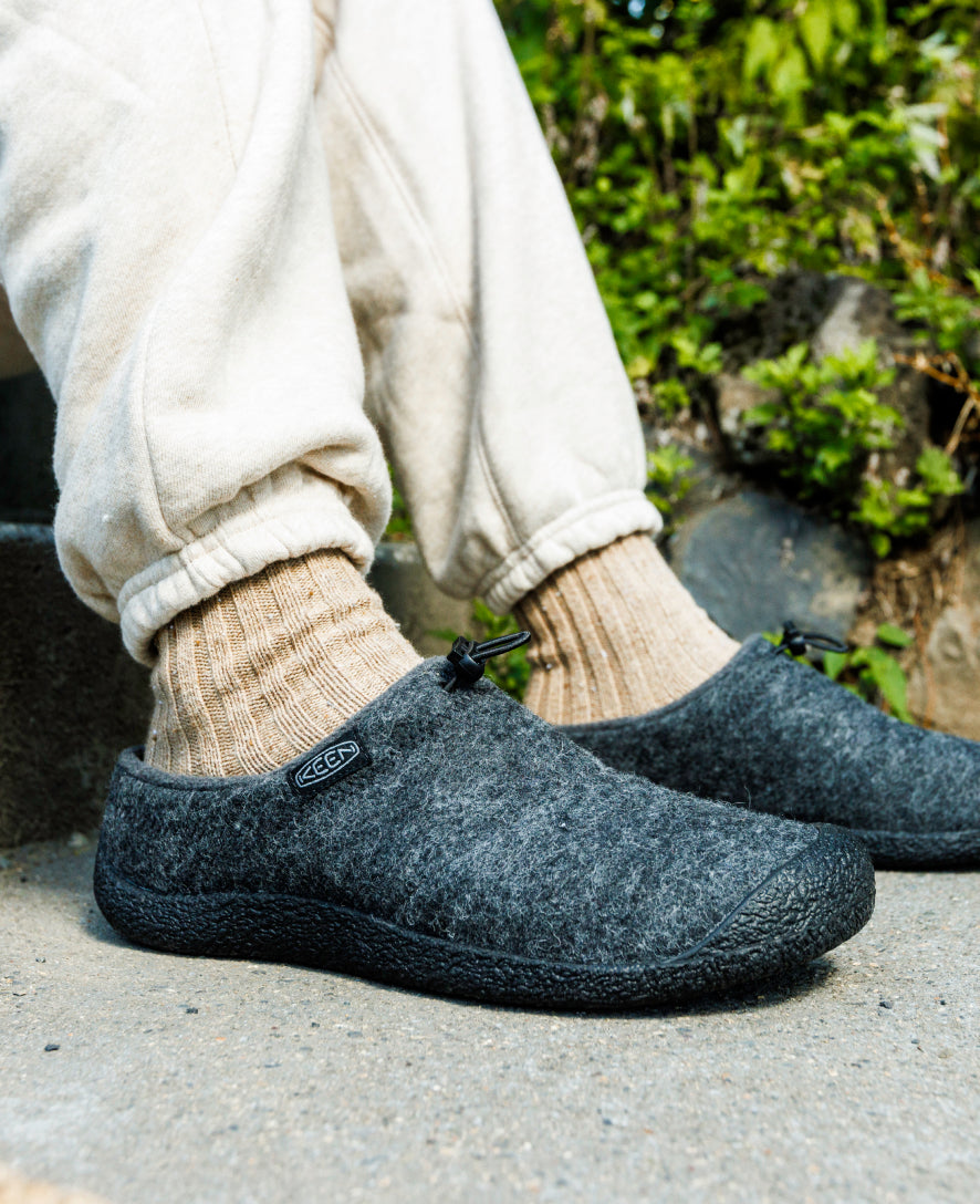 Men's Howser III Slide | Charcoal Grey Felt/Black - Image 8