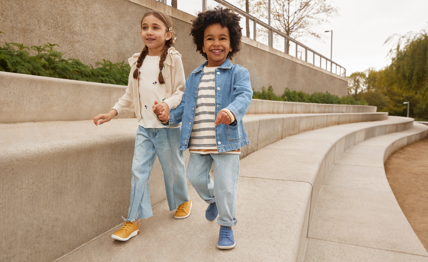 Big Kids' KNX Leather Sneaker | Daffodil/Star White - Image 7