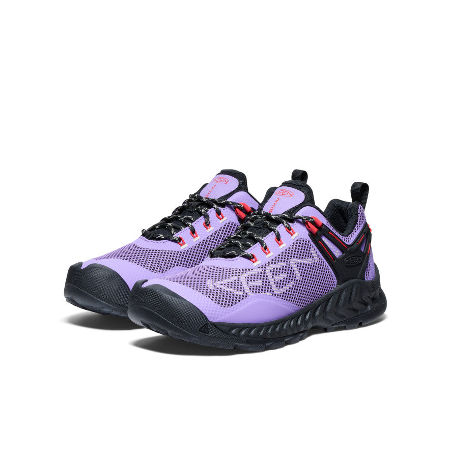 Women's NXIS EVO Waterproof Shoe | Paisley Purple/Poppy Red - Image 2