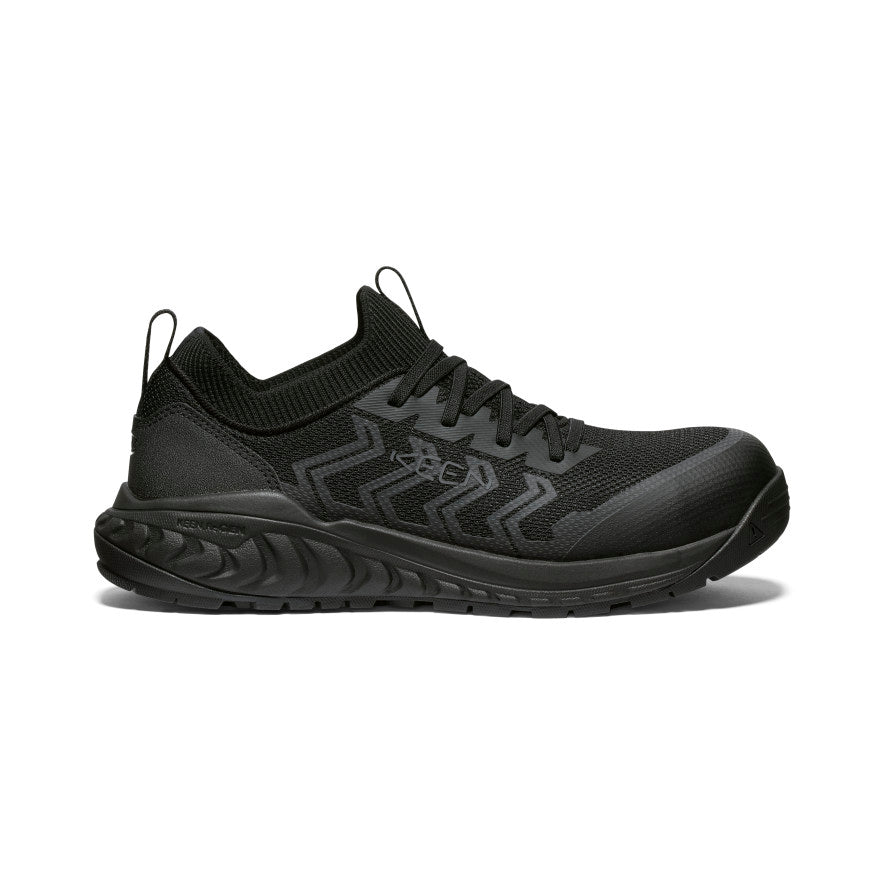 Men's Arvada Shift Work Sneaker (Carbon Toe) | Black/Black - Image 10