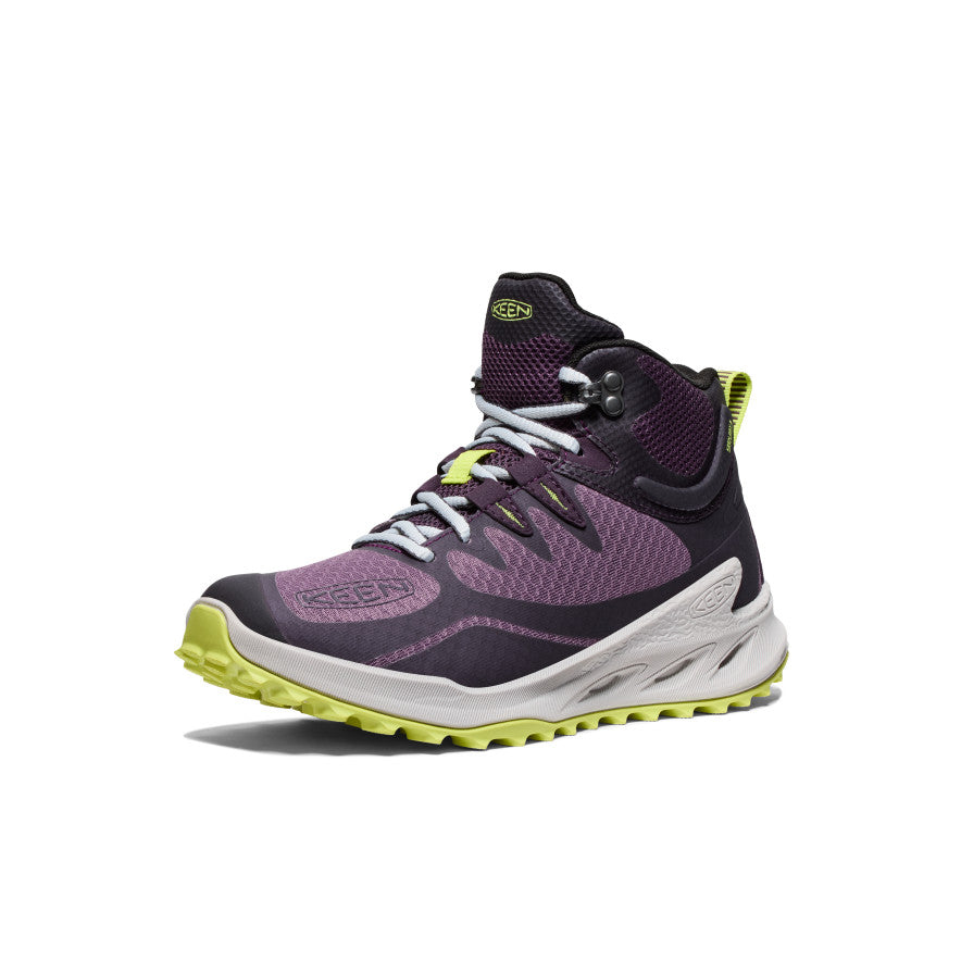 Women's Zionic Waterproof Hiking Boot | Black Plum/Daiquiri Green - Image 3