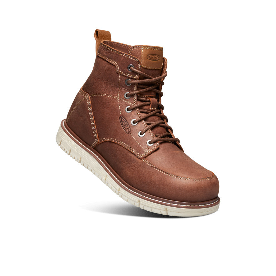 Men's San Jose 6 Boot (Soft Toe) | Gingerbread/Off White - Image 3