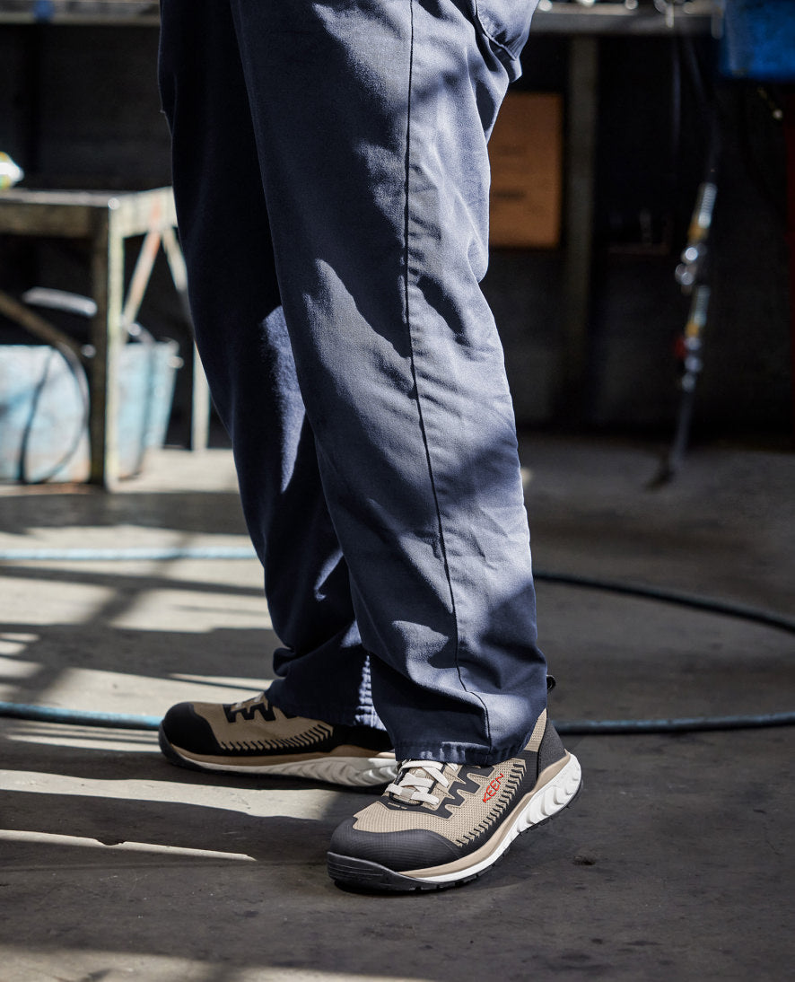 Men's Arvada Work Sneaker (Carbon Toe) | Black/Black - Image 8