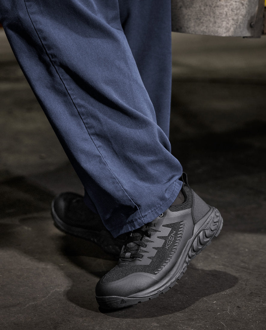 Men's Arvada ESD Work Sneaker (Carbon Toe) | Black/Black - Image 8