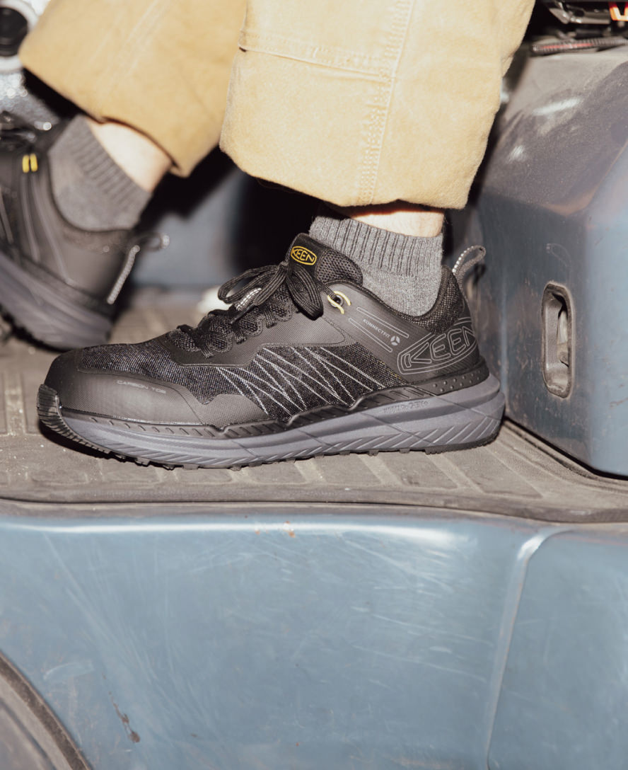 Men's Speedworks Work Sneaker (Carbon Toe) | Magnet/Black - Image 8