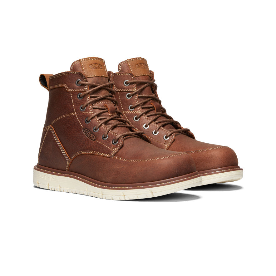 Men's San Jose 6 Boot (Soft Toe) | Gingerbread/Off White - Image 2