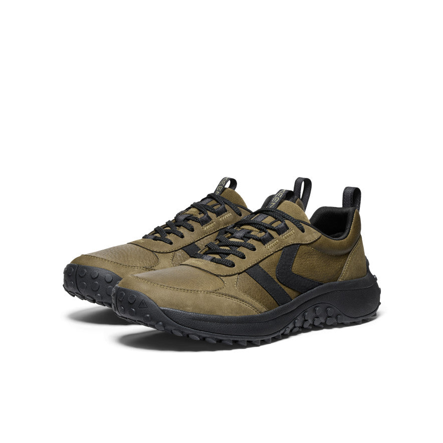 Men's KS86 Leather Sneaker | Dark Olive/Black - Image 2